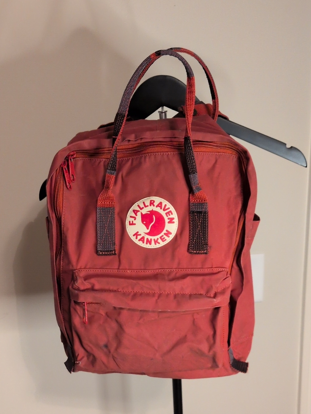 Fjallraven Kanken Backpack in Rust Red